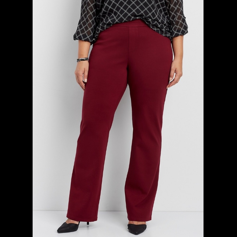 Maurice's Pull On Mid-Rise Bootcut Pant